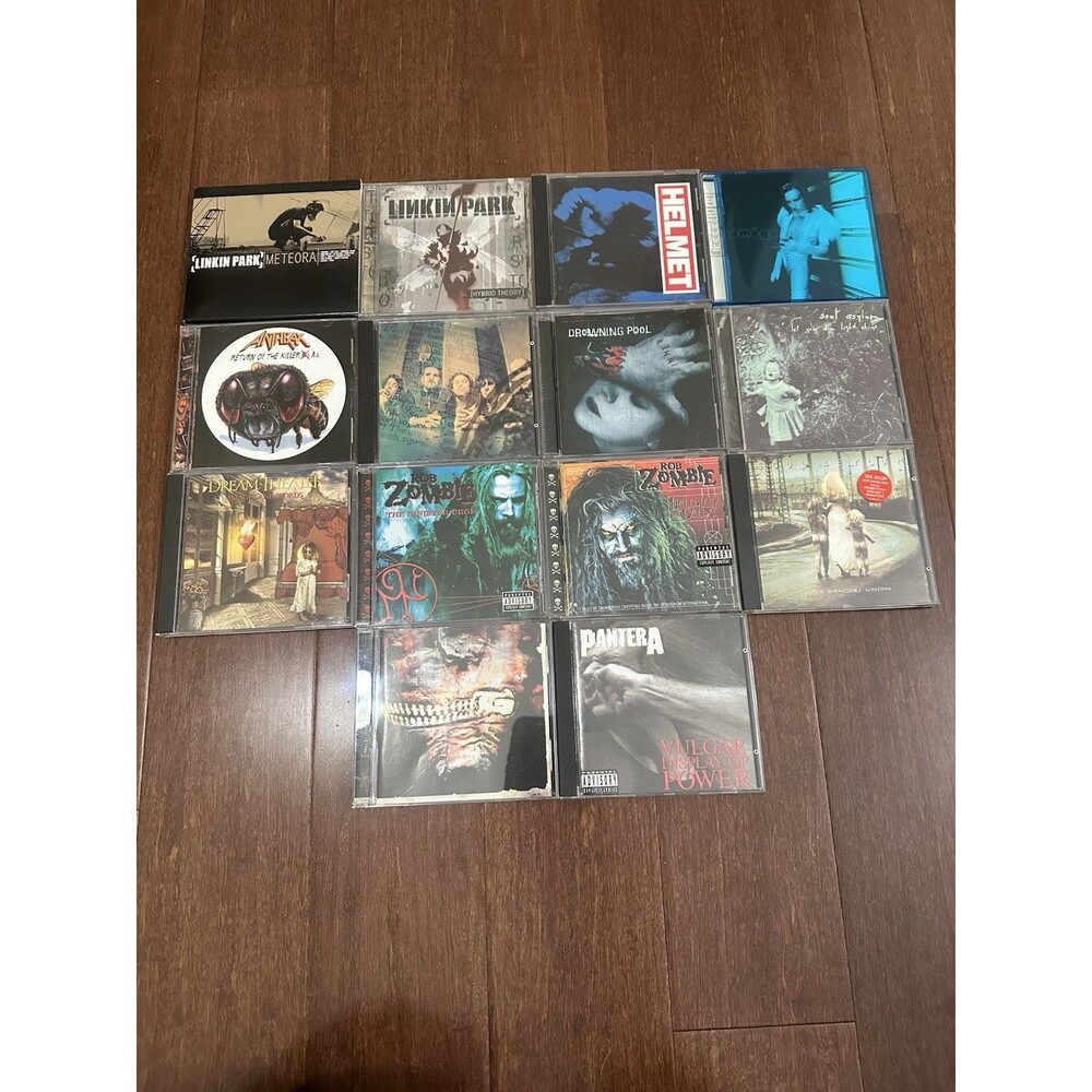 Lot Of 14 90s Y2K CD's ALT Rock Nu Metal Linkin Park Marilyn Manson Pantera